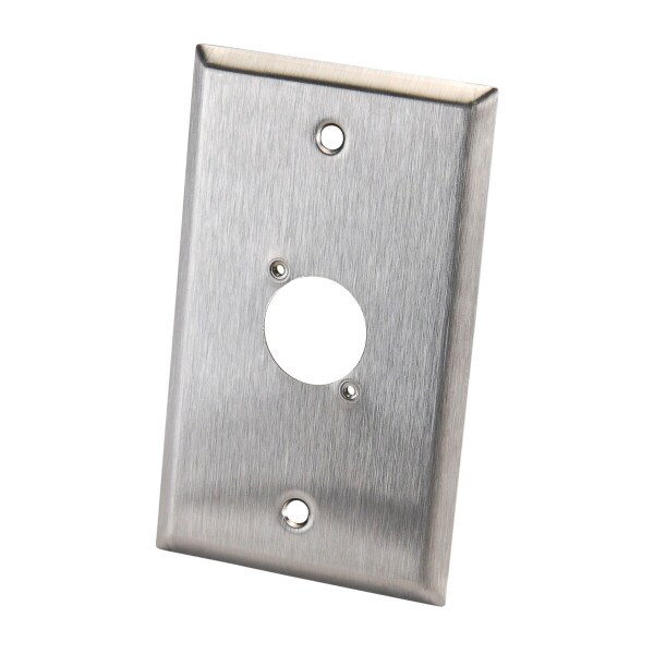 Main product image for Switchcraft WP1S1P Single Gang Wall Plate 1 x EH Ho 245-5344